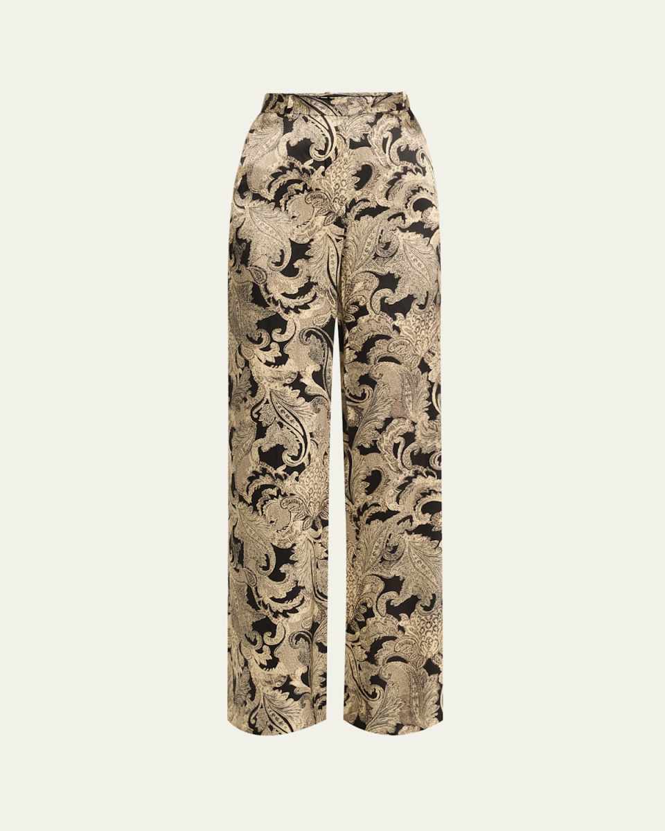 Paisley Pilar Wide-Leg Pants